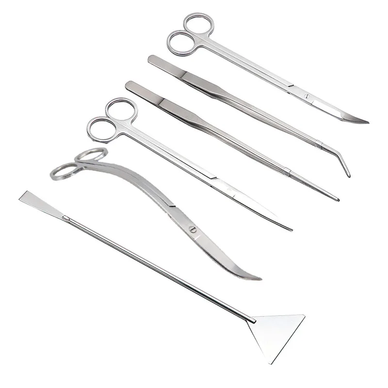 Planted Aquarium Maintenance Kit - Ciseaux d'aquarium, outils de pincettes, plantes