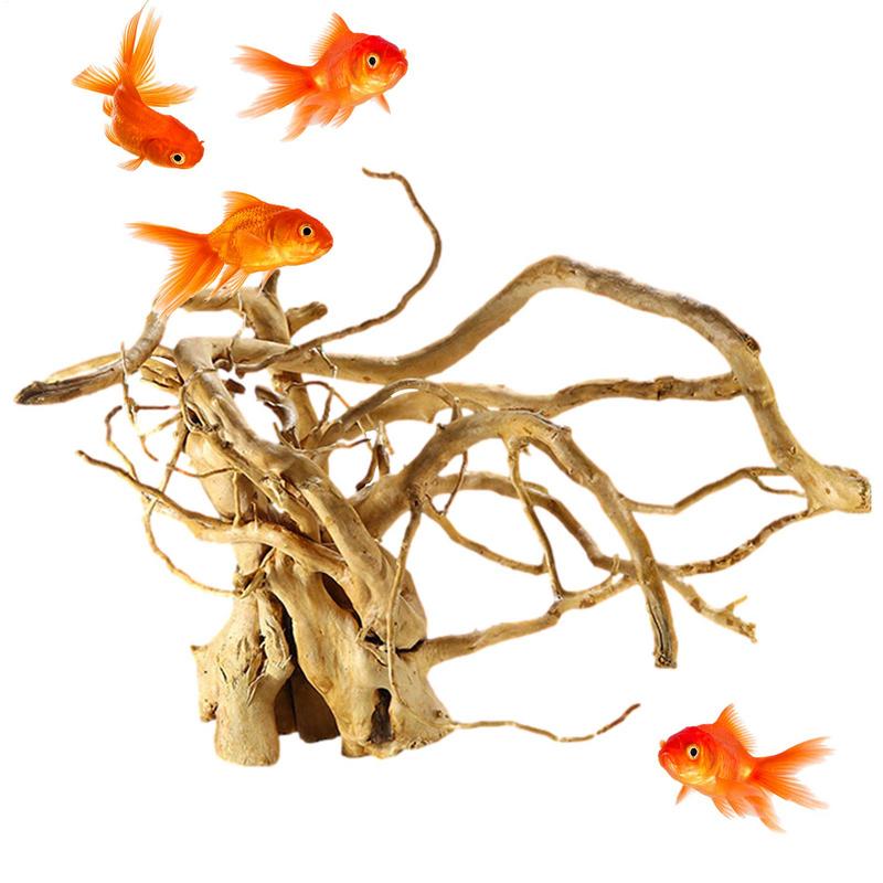 Aquarium Plant Root Tabs - Décoration d'aquarium en bois flotté, tronc