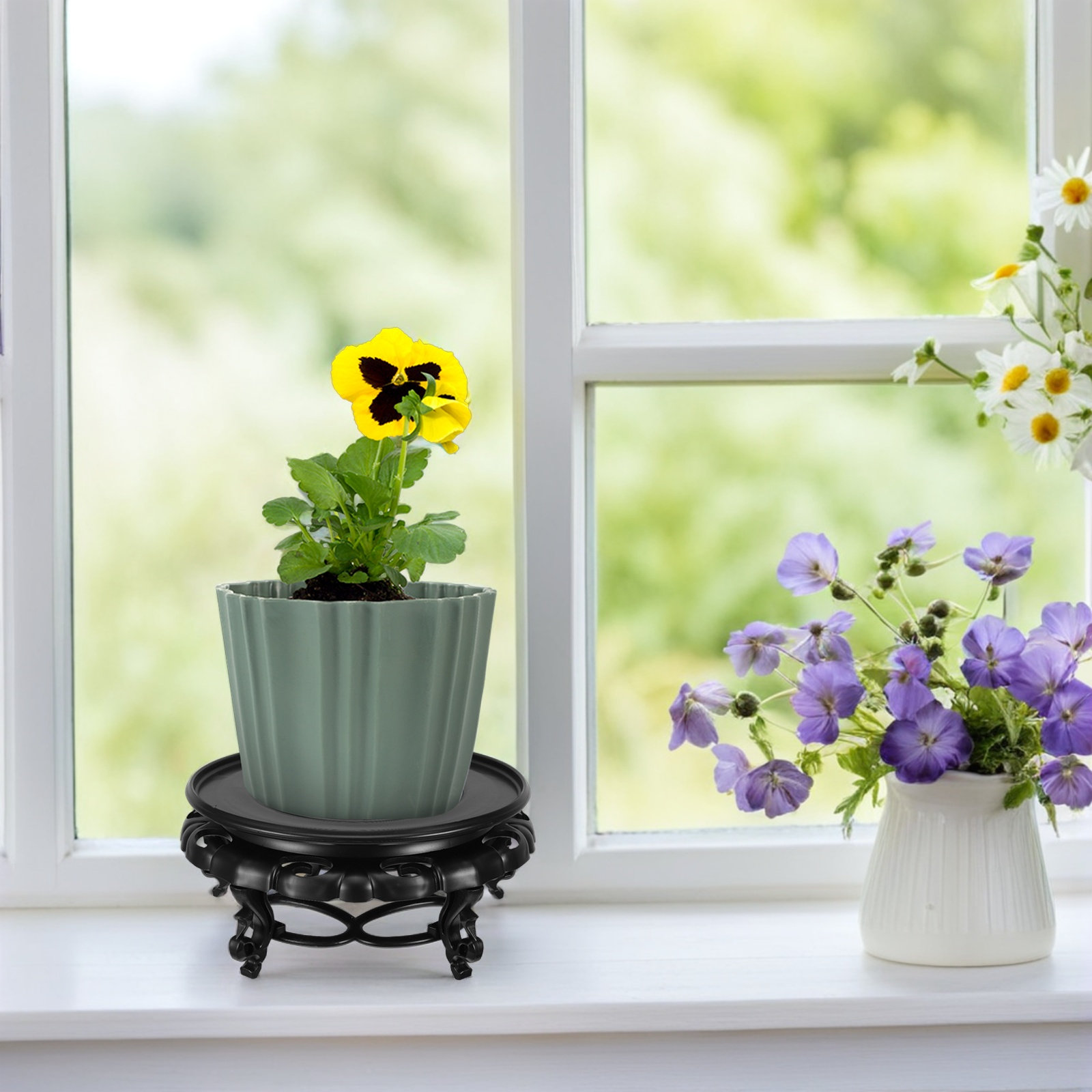 Base de pot de fleurs imitatio - Aquarium Plants avis et prix