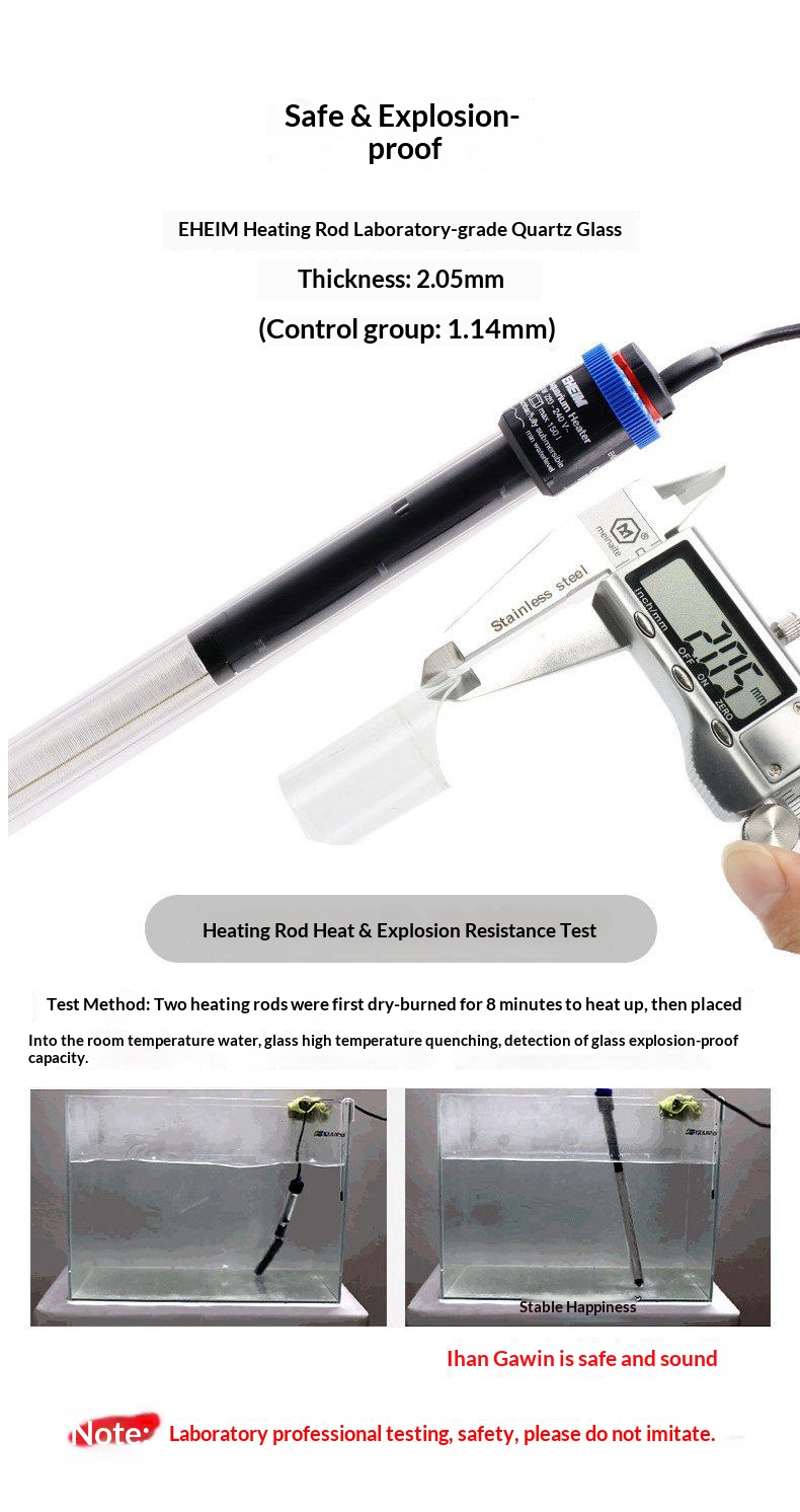 EHEIM – tige chauffante classi - Planted Aquarium Water Temperature avis et prix